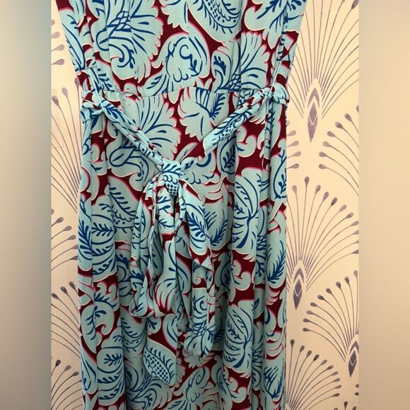 J. Crew Blue Sweetheart Maxi Sundress size 8 - Picture 4 of 8